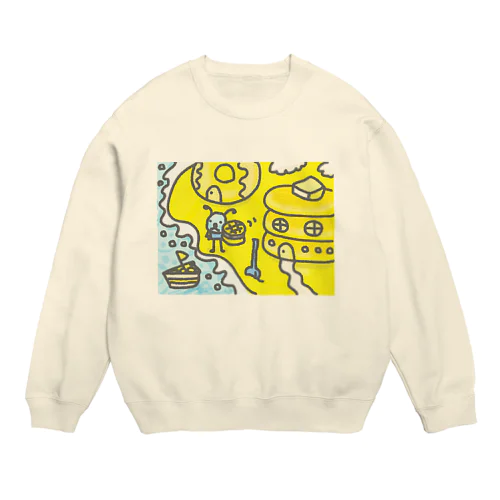 ホットオケーキ海岸管理人　アーリン大佐 Crew Neck Sweatshirt