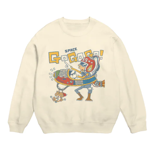 SPACE GO GO GO! Crew Neck Sweatshirt