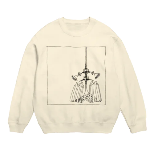 ドローイング0001 モノトーン Crew Neck Sweatshirt