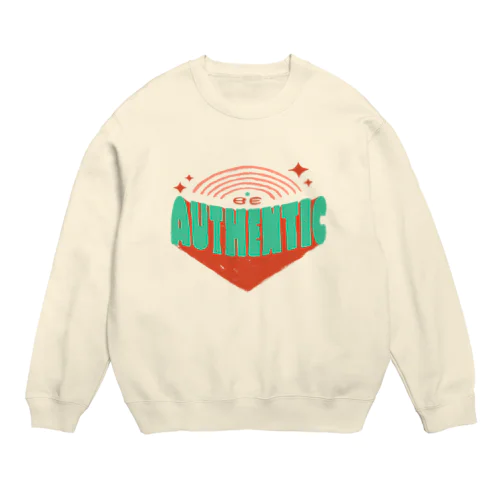 ✋自分らしく生きる Crew Neck Sweatshirt