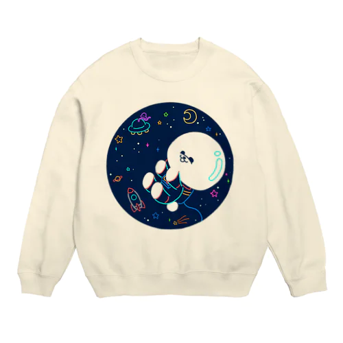 宇宙遊泳ビション Crew Neck Sweatshirt