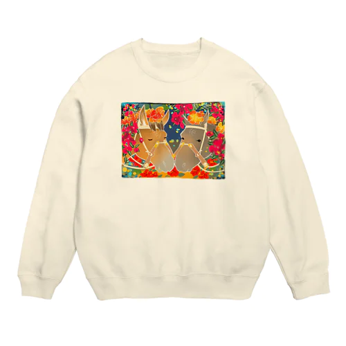 沖縄の馬 Crew Neck Sweatshirt