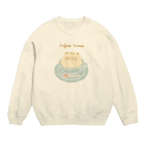 Coffee time  Crew Neck Sweatshirt