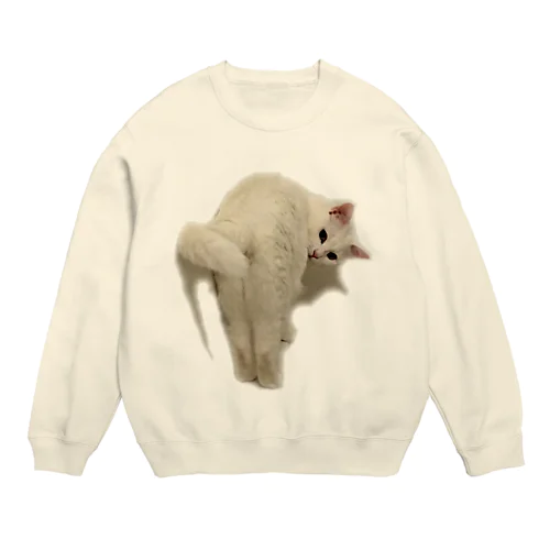 白猫  Crew Neck Sweatshirt