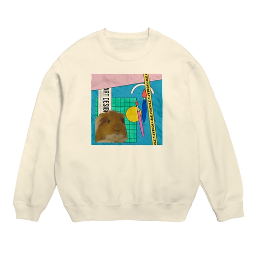 モルモットのラム Crew Neck Sweatshirt