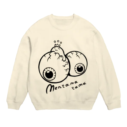 目ん玉玉 Crew Neck Sweatshirt