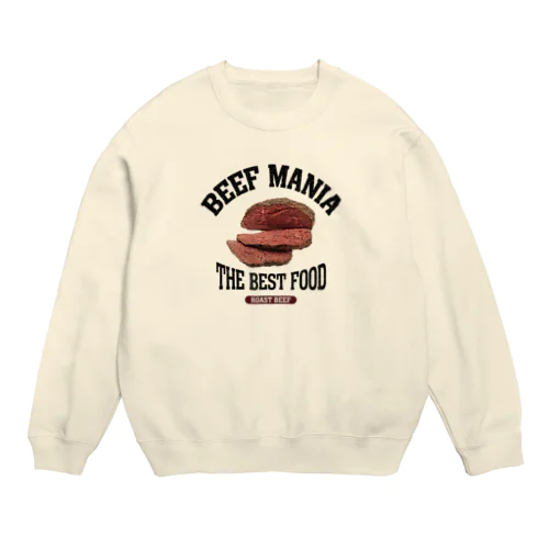 ローストビーフ（ビンテージ風） Crew Neck Sweatshirt