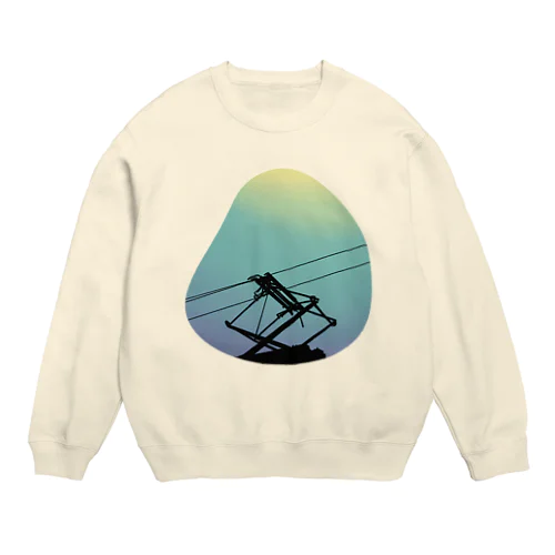 空とパンタ Crew Neck Sweatshirt