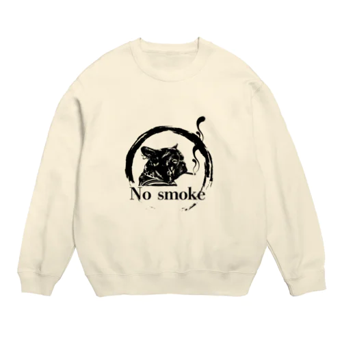 No smokeフレブル Crew Neck Sweatshirt