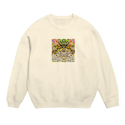 叶う曼荼羅　ありがとう　たんぽぽ369   Crew Neck Sweatshirt