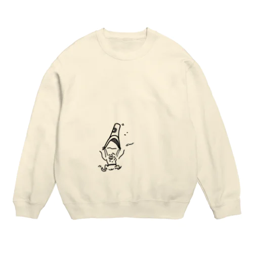 見習い魔法使い：落下 Crew Neck Sweatshirt