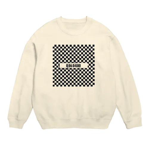 市松digital Crew Neck Sweatshirt