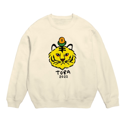 トラとインコ 2022 Crew Neck Sweatshirt