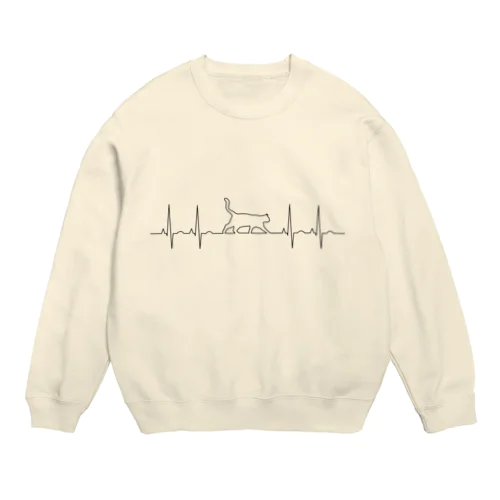 CAT BEAT Crew Neck Sweatshirt