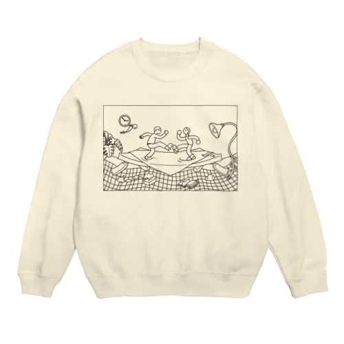 スリッパでステップ Crew Neck Sweatshirt