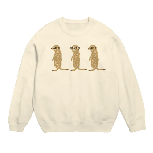 ミーアキャット Crew Neck Sweatshirt