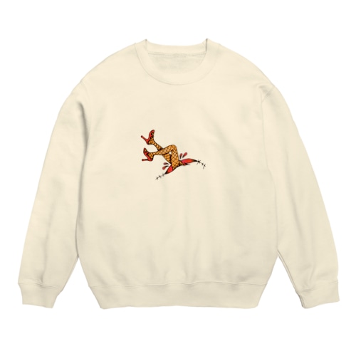 MAZE-網タイツ Crew Neck Sweatshirt