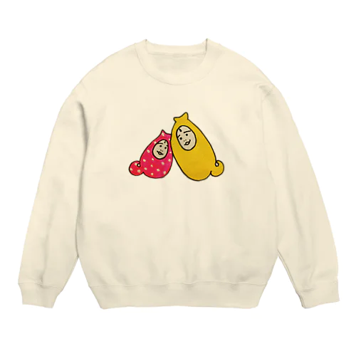キニーちゃん ③ Crew Neck Sweatshirt