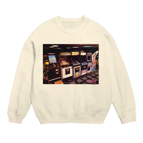 80sゲーセン Crew Neck Sweatshirt