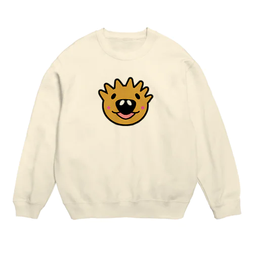 癒しでしかないヤマアラシ Crew Neck Sweatshirt