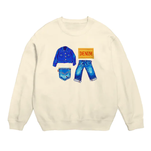 ドットデニム dot DENIM 258 Crew Neck Sweatshirt