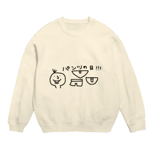 モノクロ太郎パンツの日 Crew Neck Sweatshirt