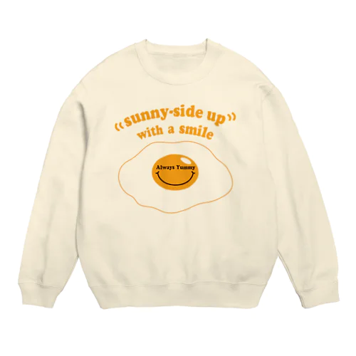 めだま焼きスマイル Crew Neck Sweatshirt