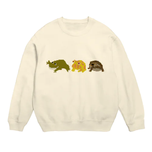 ドットカエル Crew Neck Sweatshirt