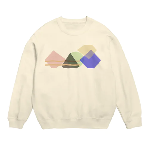 かたちイロイロ Crew Neck Sweatshirt