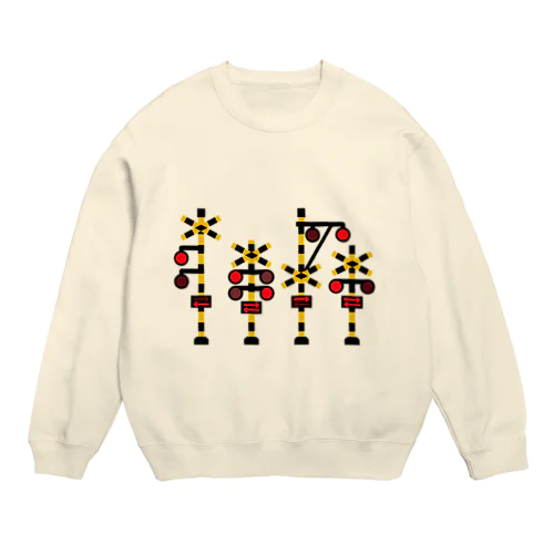 踏切4 Crew Neck Sweatshirt
