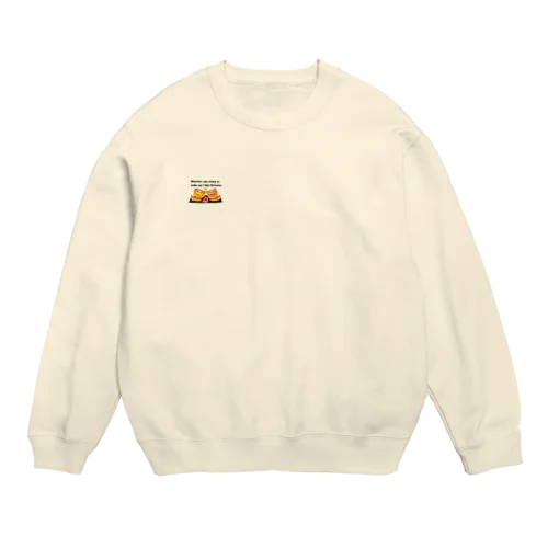 沖縄🌺大好きシーサーちゃん Crew Neck Sweatshirt