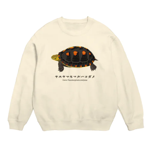 ヤエヤマセマルハコガメ Crew Neck Sweatshirt