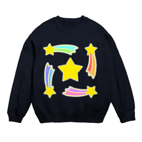 流れ星 Crew Neck Sweatshirt