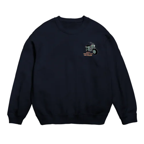 バイクTシャツ　レトロなダックス Crew Neck Sweatshirt