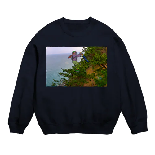 爬山吧！ Crew Neck Sweatshirt