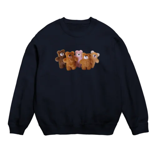 ちびっこピーナツくまたち Crew Neck Sweatshirt