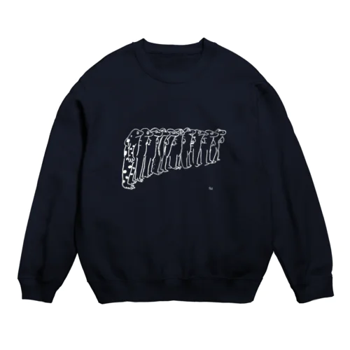 ずらり　濃色 Crew Neck Sweatshirt