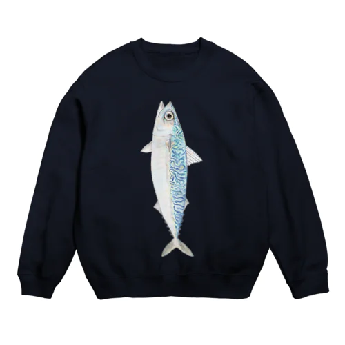 サバ（縦向きタイプ） Crew Neck Sweatshirt