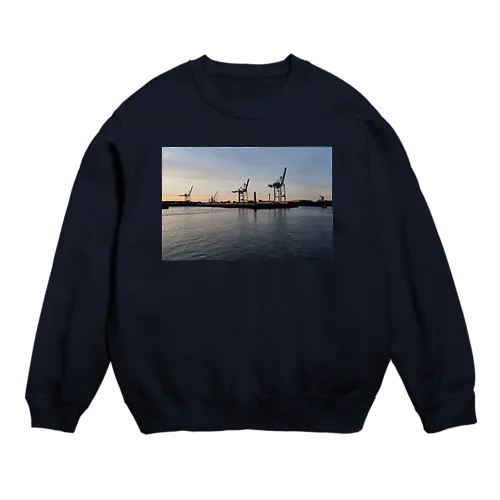 ハンブルク 夜明け 2 Crew Neck Sweatshirt