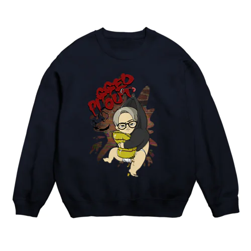 PIGGED OUT！！ Crew Neck Sweatshirt