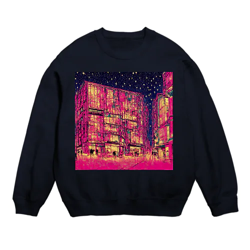 modern pink city スウェット