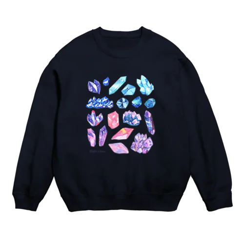 宇宙鉱物のコレクション Crew Neck Sweatshirt