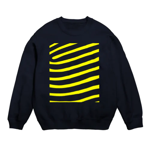 タテジマキンチャクダイ Crew Neck Sweatshirt