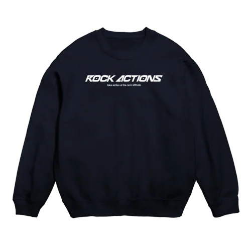 ROCKACTIONS logo series 02 Crew Neck Sweatshirt