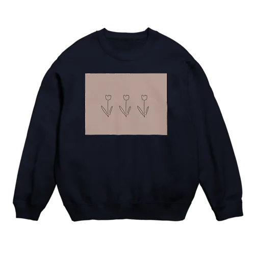 くすみコーラル*** Crew Neck Sweatshirt