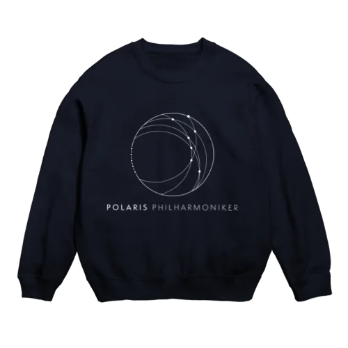 Polarisグッズ(ネイビー) Crew Neck Sweatshirt