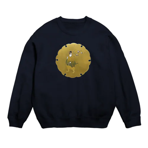 和風柄　《平安貴族》 Crew Neck Sweatshirt