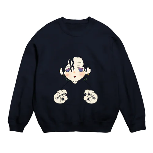 がおーなしょうま Crew Neck Sweatshirt