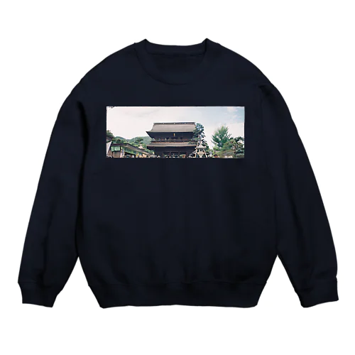 初夏の善光寺 Crew Neck Sweatshirt