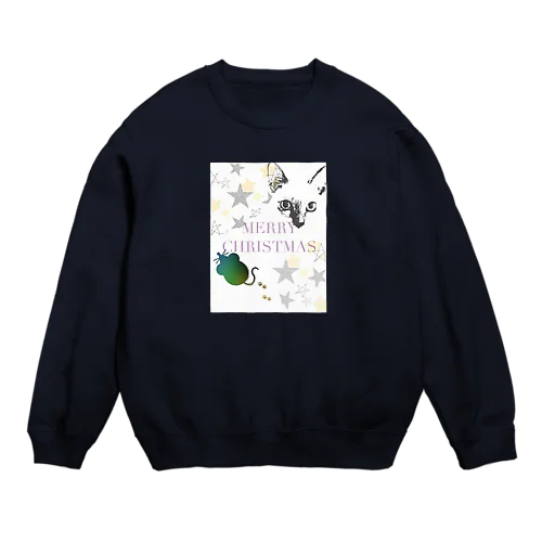 merry christmas Crew Neck Sweatshirt